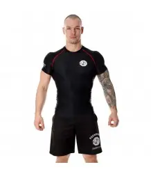 Poundout Rashguard Base  Short Sleeve Black