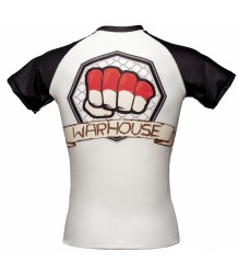 WarHouse Rashguard Logo Krótki Rękaw