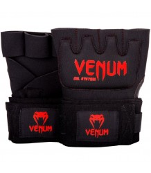 Venum Kontact Bandaże Bokserskie Owijki Żelowe Pod Rękawice Black/Red