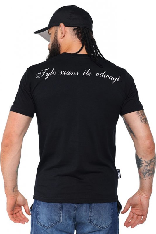Zdjęcia - Ubrania do sportów walki Octagon T-Shirt Koszulka Tyle Szans Ile Odwagi Black