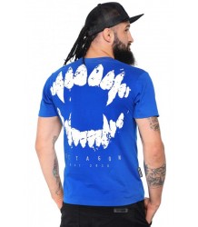 Octagon T-Shirt Koszulka Zęby Niebieska