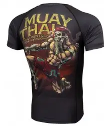 Pit Bull Rashguard Krótki Rękaw Muay Thai 19 Shortsleeve