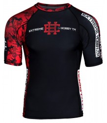 Extreme Hobby Rashguard Short Sleeve Red Warrior