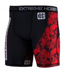 Extreme Hobby Spodenki Kompresyjne Vale Tudo Red Warrior