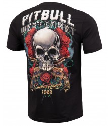 T-Shirt Koszulka Pit Bull Santa Muerte Black