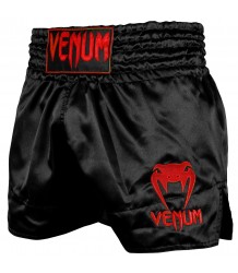 Spodenki Muay Thai VENUM CLASSIC SHORTS BLACK RED