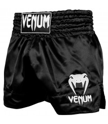 Venum Spodenki Muay Thai Classic Shorts Black White