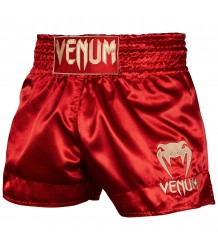 Venum Spodenki Muay Thai Classic Shorts Czerwone