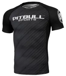 Pit Bull Rashguard Krótki Rękaw Shortsleeve Raster Grey