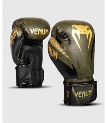 Venum Rękawice Bokserskie Impact Khaki/Gold