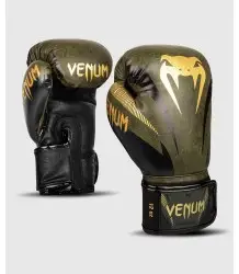Venum Rękawice Bokserskie Impact Khaki/Gold