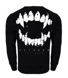 Octagon Bluza Bez Kaptura Crewneck Zęby Black