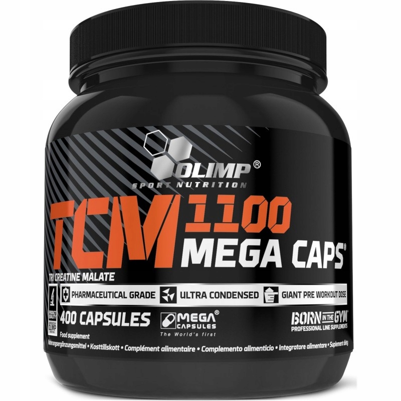 OLIMP TCM MEGA 1100 - 400 CAPS JABŁCZAN KREATYNY , KREATYNA SUPLEMENTY ...