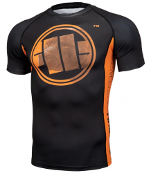 Pit Bull Rashguard Krótki Rękaw Shortsleeve Orange Dog 2020