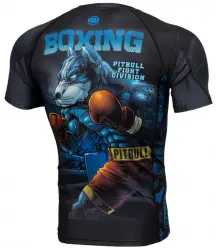 Pit Bull Rashguard Krótki Rękaw Shortsleeve Masters Of Boxing
