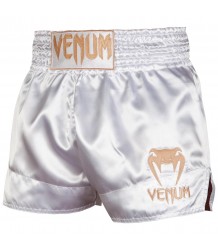 Spodenki Muay Thai Venum Classic Shorts Białe