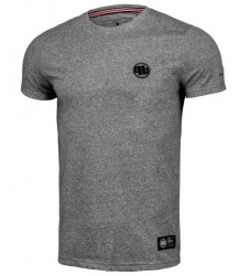 T-Shirt Koszulka Pit Bull Custom Fit Small Logo Grey