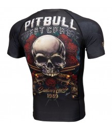 Pit Bull Rashguard Krótki Rękaw Shortsleeve Santa Muerte