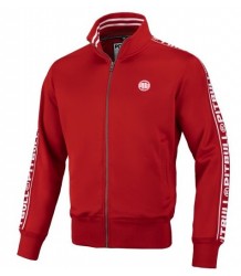 Pit Bull Bluza Rozpinana Oldschool Tape Logo Red