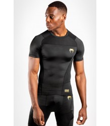 Venum Rashguard G-fit Shortsleeve Black/Gold