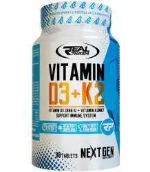 Real Pharm Witamina D3 + K2 Mk7 90 Tabs