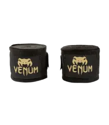 Venum Bandaże Bokserskie Owijki 4m Black-Gold