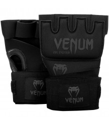 Venum Kontact Bandaże Bokserskie Owijki Żelowe Pod Rękawice Black/Black