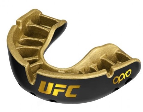Фото - Захист для єдиноборств OPRO Ochraniacz Na Zęby Szczęki UFC Gold Black/Gold 