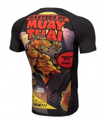 Pit Bull Rashguard Krótki Rękaw Shortsleeve Masters Of Muay Thai