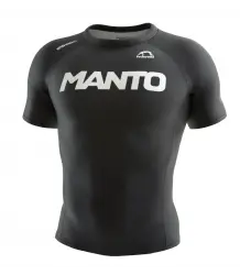 Manto Rashguard Rank Shortsleeve Czarny