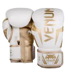 Venum Rękawice Bokserskie Elite White/Gold