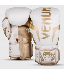 Venum Rękawice Bokserskie Elite White/Gold