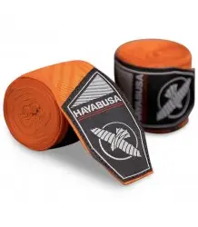 Hayabusa Bandaże Bokserskie Owijki Perfect Stretch Orange Maze