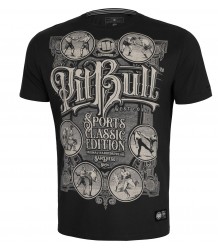 Pit Bull T-Shirt Koszulka Garment Washed Multisport Black