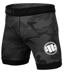 Pit Bull Spodenki Vale Tudo Szorty All Black Camo