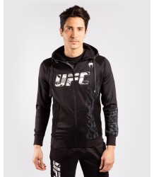 UFC Venum Bluza Z Kapturem Authentic Fight Week Zip Black