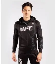 UFC Venum Bluza Z Kapturem Authentic Fight Week Zip Black