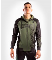 UFC Venum Bluza Z Kapturem  Authentic Fight Week Zip Khaki