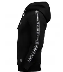 Octagon Bluza Stripe Black Z Kapturem