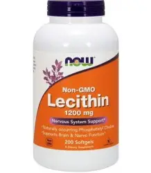 Now Foods Lecytyna (Bez Gmo) 1200 Mg - 200 Caps