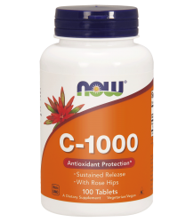 Now Foods Witamina C-1000 - Przedłużone Uwalnianie - 100 Tabletek