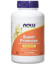 Now Foods Super Primrose - Super Olej Z Wiesiołka - 120 Kapsułek Żelowych