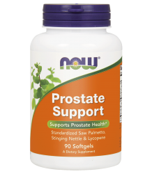 Now Foods Prostate Support - Wspiera Zdrowie Prostaty* - 180 Kapsułek Żelowych