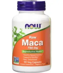 Now Foods Maca 750 Mg Raw - 90 Kapsułek Wegetariańskich