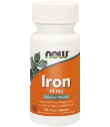 Now Foods Iron Chelat 18 Mg - 120vcaps Żelazo