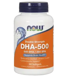 Now Foods Dha-500 - 180 Softgels