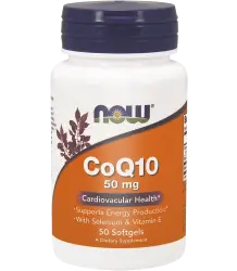Now Foods Coq10 50 Mg - 50 Softgels