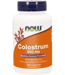 Now Foods Colostrum 500 Mg - Kolostrum - 120 Kapsułek Wegetariańskich