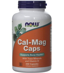 Now Foods Cal-Mag Caps + Mikroelementy - 240 Kapsułek