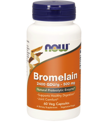 NOW FOODS BROMELAIN 500 MG – 60 VCAPS